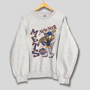 Vintage New York Mets Looney Tunes Shirt, MLB New York Mets Baseball Shirt Tee